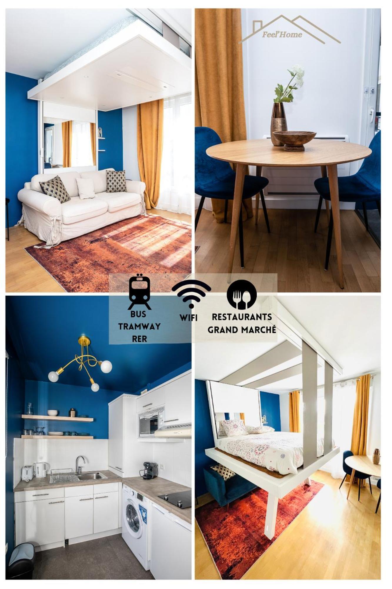 Experience Olympique Proche Paris Apartment Le Plessis-Robinson Luaran gambar
